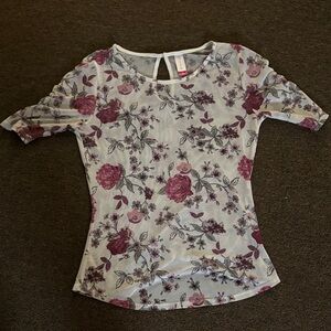 Floral Print Women's Top
